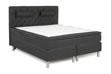 Queen Komplett Sengepakke 160x200 - Svart - Møbler - Senger - Komplett sengepakke