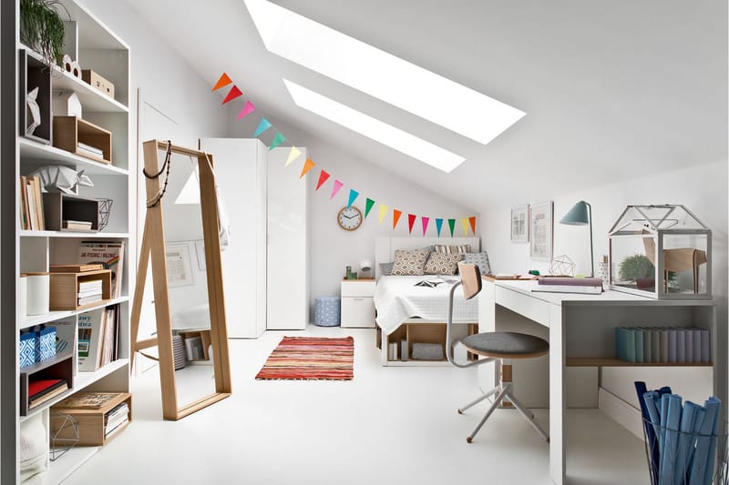 4YOU Seng 412x020 cm Hvit - VOX - Møbler - Senger - Rammeseng