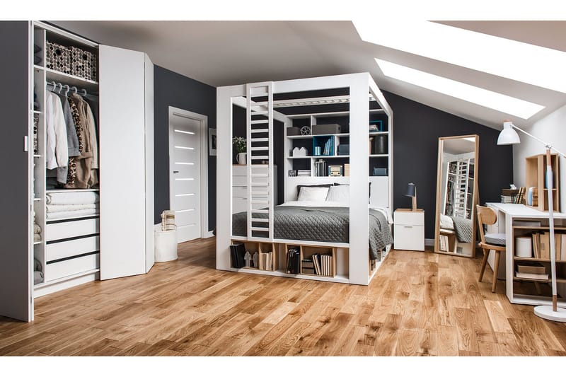 4YOU Seng 416x020 cm Hvit - VOX - Møbler - Senger - Rammeseng