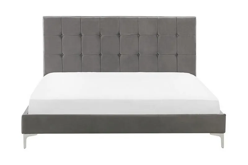 Amberta Rammeseng 140x200 cm, Fløyel/Grå