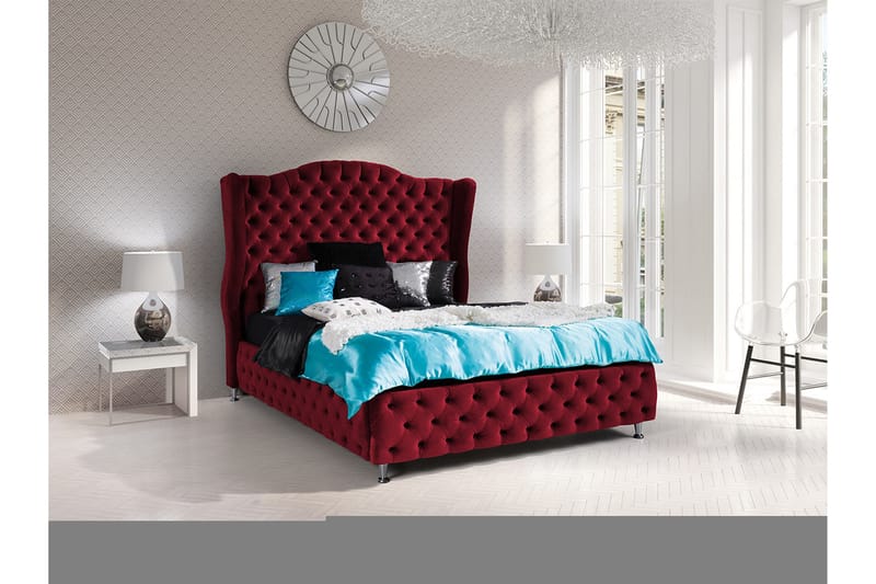 Baron Rammeseng 222x187x162 cm - Flerfarget - Møbler - Senger - Rammeseng