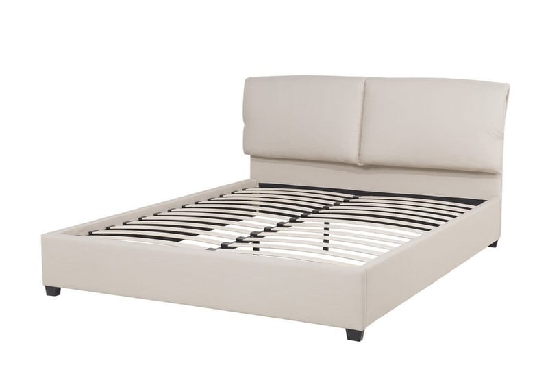 BELFORT Dobbeltseng 160 | 200 cm - Beige - Møbler - Senger - Rammeseng