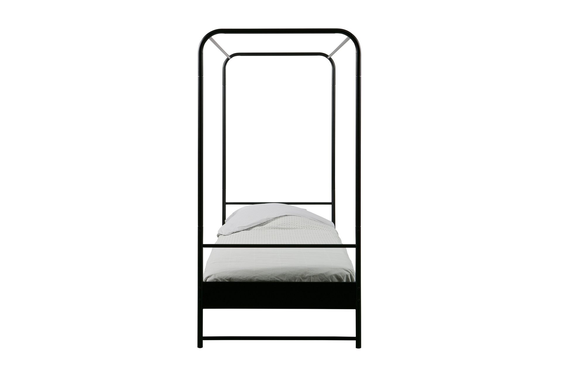 Bunk Køyeseng 90x200 - Svart Metall - Møbler - Senger - Rammeseng