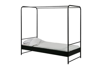 Bunk Køyeseng 90x200 - Svart Metall - Møbler - Senger - Rammeseng