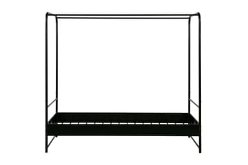 Bunk Køyeseng 90x200 - Svart Metall - Møbler - Senger - Rammeseng