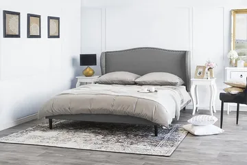 Colmar Dobbeltseng 140 | 200 cm - Grå - Møbler - Senger - Sengeramme & sengestamme