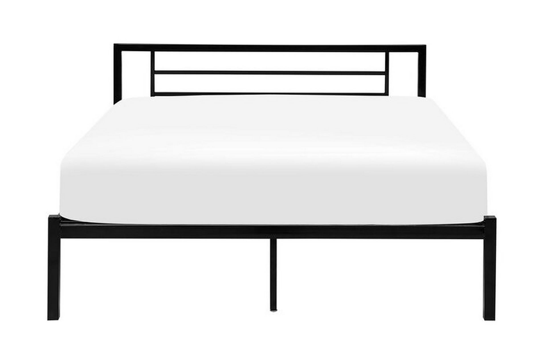 Cusset Dobbeltseng 160 | 200 cm - Svart - Møbler - Senger - Rammeseng