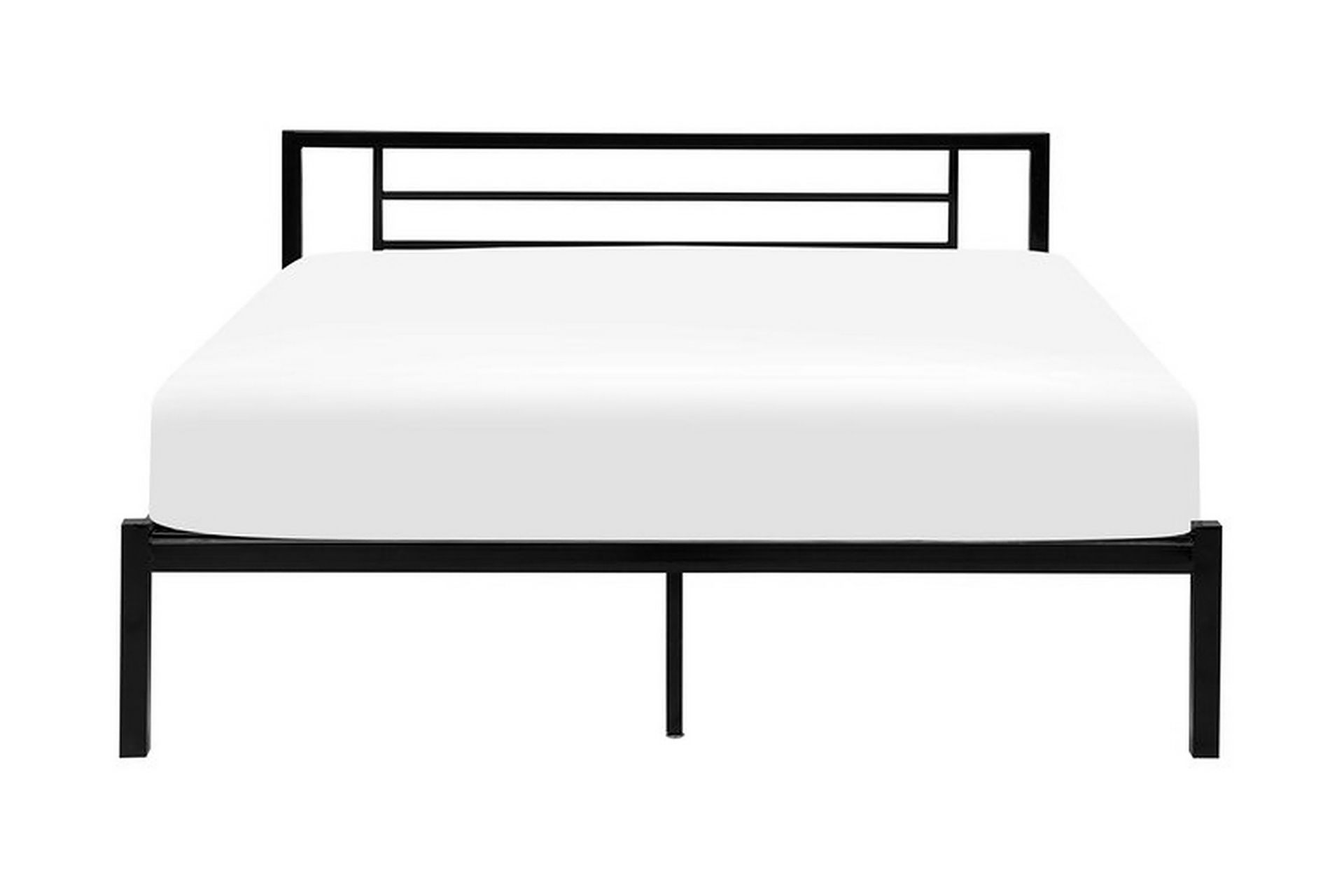 Cusset Dobbeltseng 180 | 200 cm - Svart - Møbler - Senger - Rammeseng