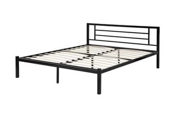 Cusset Dobbeltseng 180 | 200 cm - Svart - Møbler - Senger - Rammeseng