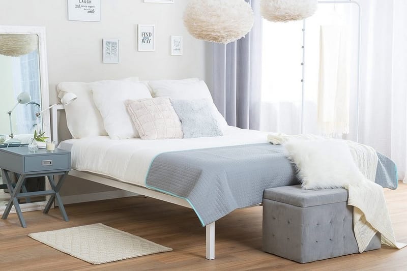 Cusset Dobbeltseng 180|200 Cm - Rød - Møbler - Senger - Sengeramme & sengestamme