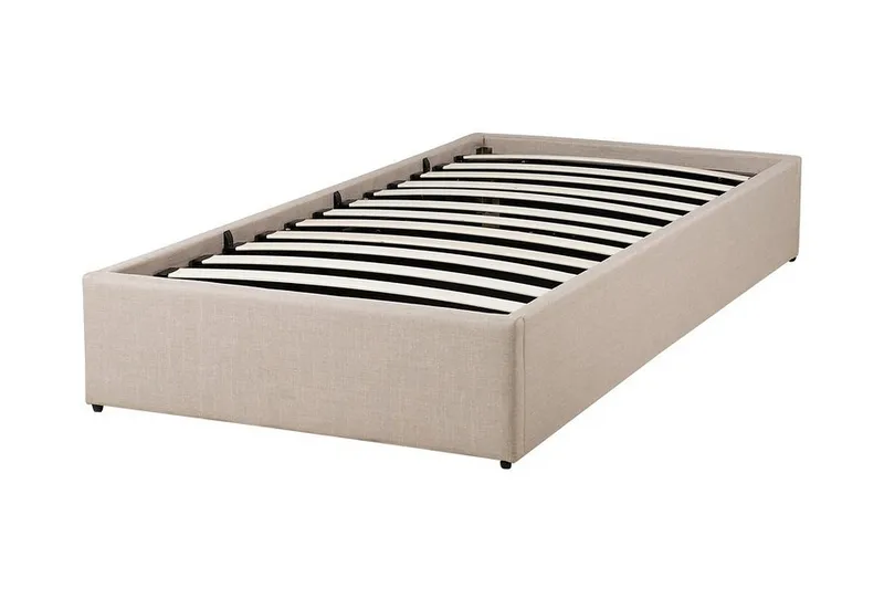 Dinan Dobbeltseng 90 | 200 cm - Beige - Møbler - Senger - Sengeramme & sengestamme