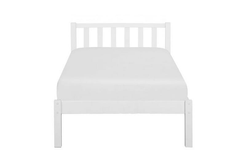 Dobbeltseng FLORAC 90 x 200 cm hvit - Hvit - Møbler - Senger - Rammeseng