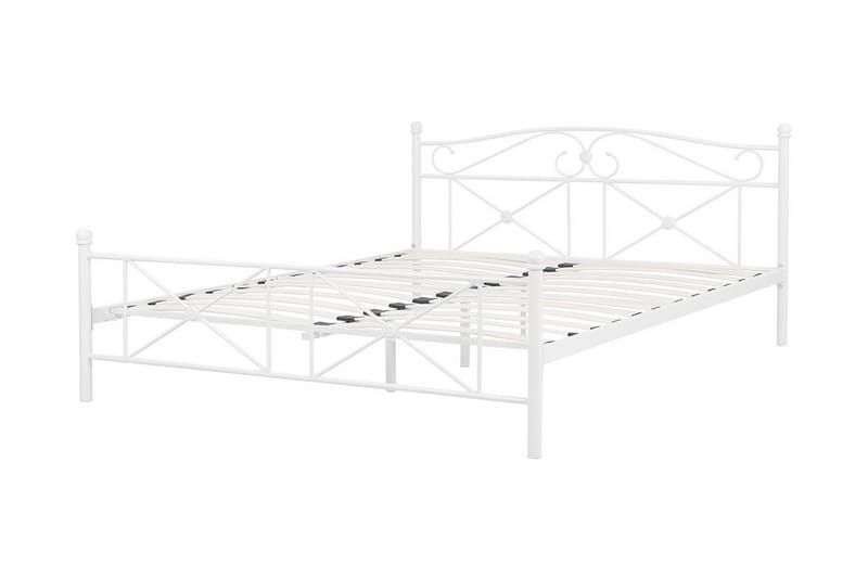 Finnicka Dobbeltseng 140x200 cm - Hvit - Møbler - Senger - Rammeseng