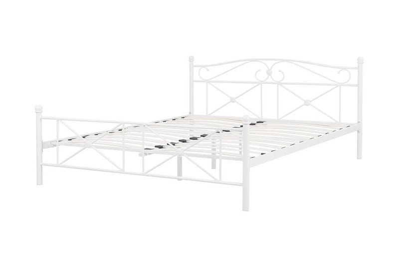 Finnicka Dobbeltseng 140x200 cm - Hvit - Møbler - Senger - Sengeramme & sengestamme