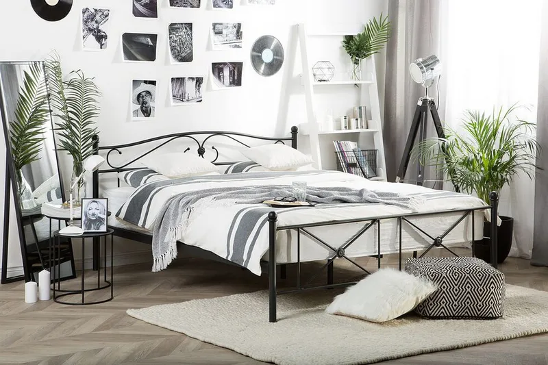 Finnicka Dobbeltseng 140x200 cm, Svart