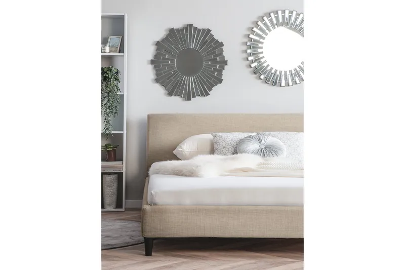 Fitou Dobbeltseng 160 | 200 cm - Beige - Møbler - Senger - Rammeseng