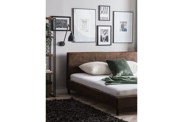 Fitou Dobbeltseng 160 | 200 cm - Brun - Møbler - Senger - Rammeseng