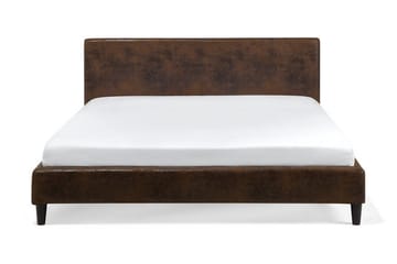 Fitou Dobbeltseng 160 | 200 cm - Brun - Møbler - Senger - Rammeseng