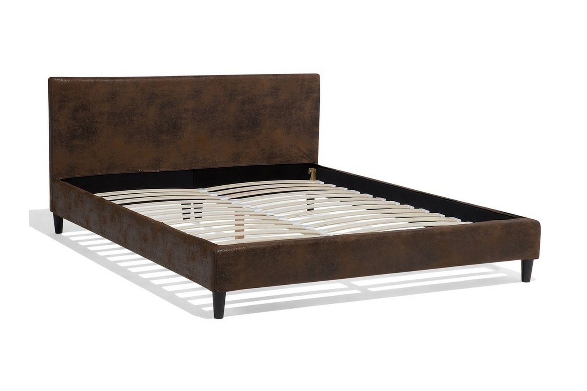 Fitou Dobbeltseng 160 | 200 cm - Brun - Møbler - Senger - Rammeseng