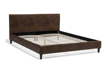 Fitou Dobbeltseng 160 | 200 cm - Brun - Møbler - Senger - Rammeseng