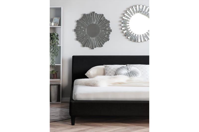 Fitou Dobbeltseng 160 | 200 cm - Svart - Møbler - Senger - Rammeseng