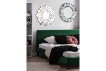 Fitou Dobbeltseng 180 | 200 cm - Grønn - Møbler - Senger - Sengeramme & sengestamme