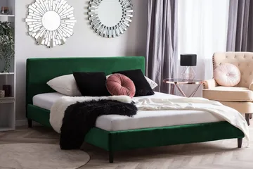 Fitou Dobbeltseng 180 | 200 cm - Grønn - Møbler - Senger - Sengeramme & sengestamme