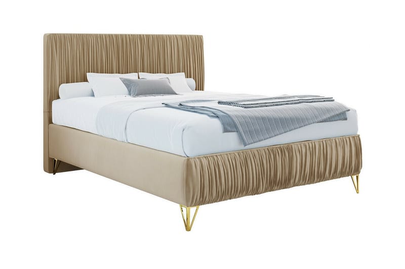 Gortin Rammeseng 140x200 cm - Beige - Møbler - Senger - Rammeseng