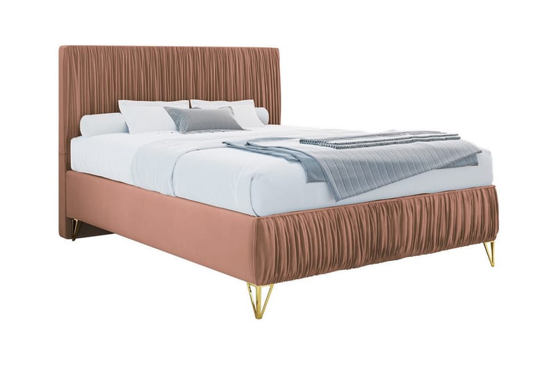 Gortin Rammeseng 140x200 cm - Rosa/Beige - Rammeseng