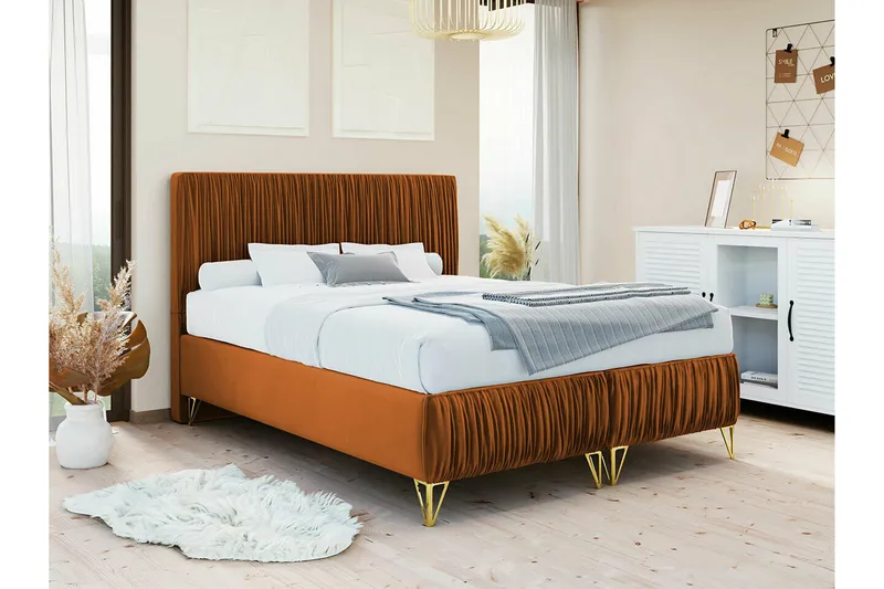 Gortin Rammeseng 160x200 cm - Møbler - Senger - Komplett sengepakke