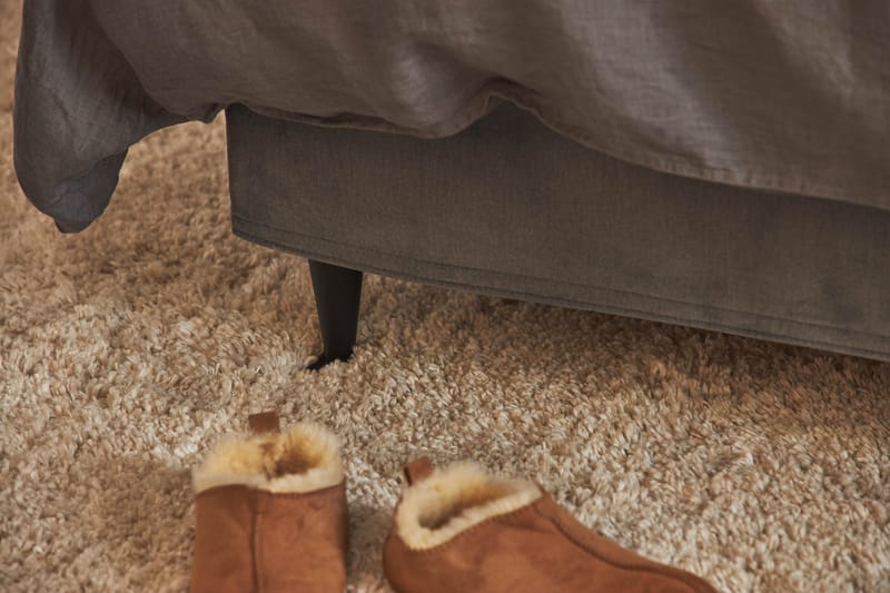 Happy Pluss Sengepakke Rammeseng 90x200 - Beige - Møbler - Senger - Enkeltsenger