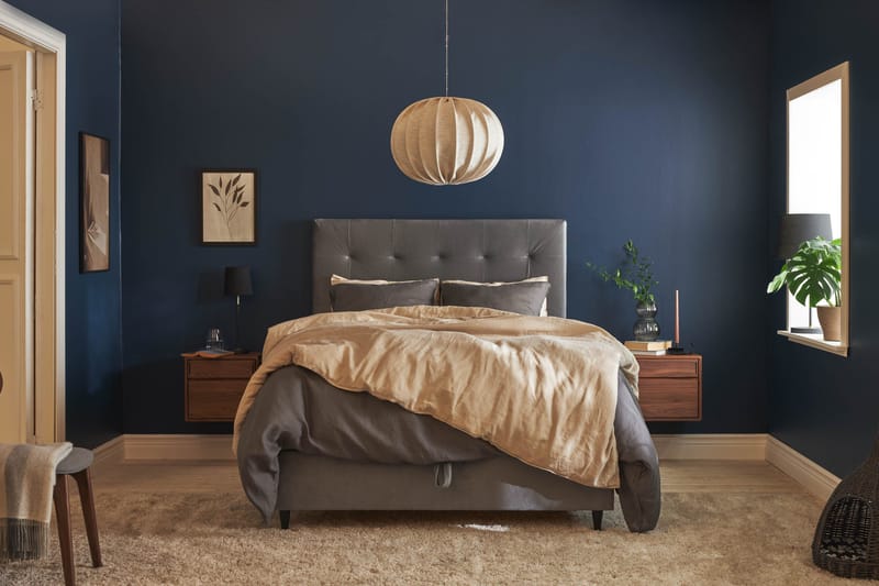 Happy Pluss Sengepakke Rammeseng 90x200 - Beige - Møbler - Senger - Enkeltsenger