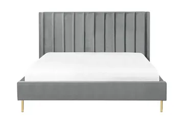 Krukö Dobbeltseng 160x200 cm - Grå - Møbler - Senger - Sengeramme & sengestamme