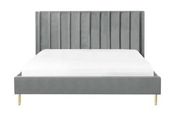 Krukö Dobbeltseng 180x200 cm - Grå - Møbler - Senger - Sengeramme & sengestamme