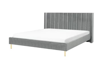 Krukö Dobbeltseng 180x200 cm - Grå - Møbler - Senger - Sengeramme & sengestamme