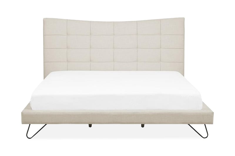 Lannion Dobbeltseng 180 | 200 cm - Beige - Møbler - Senger - Rammeseng