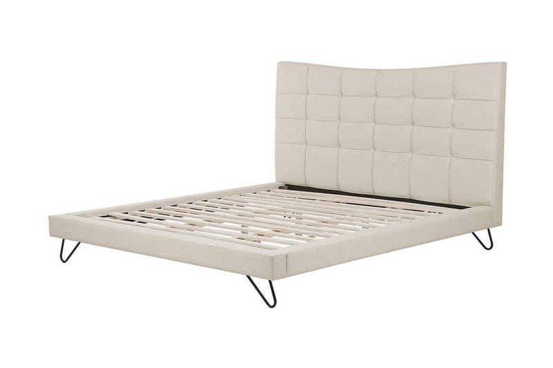 Lannion Dobbeltseng 180 | 200 cm - Beige - Møbler - Senger - Rammeseng