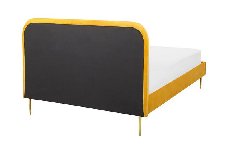 Larochelle Dobbeltseng 140x200 cm - Gul - Møbler - Senger - Rammeseng
