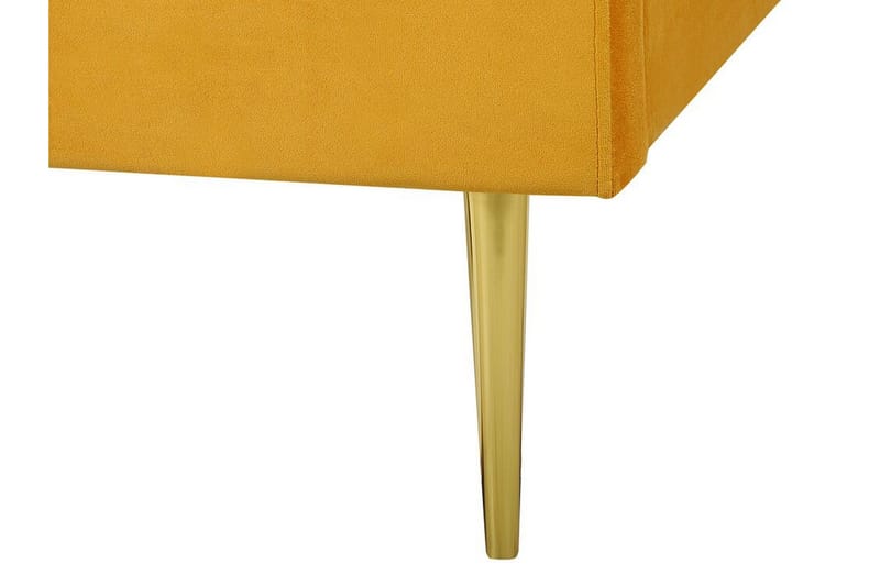 Larochelle Dobbeltseng 140x200 cm - Gul - Møbler - Senger - Rammeseng
