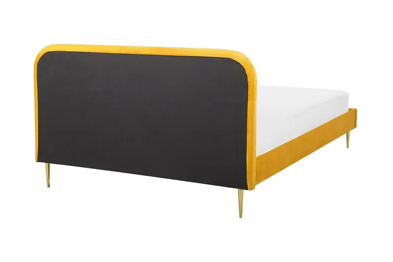 Larochelle Dobbeltseng 180x200 cm - Gul - Møbler - Senger - Rammeseng