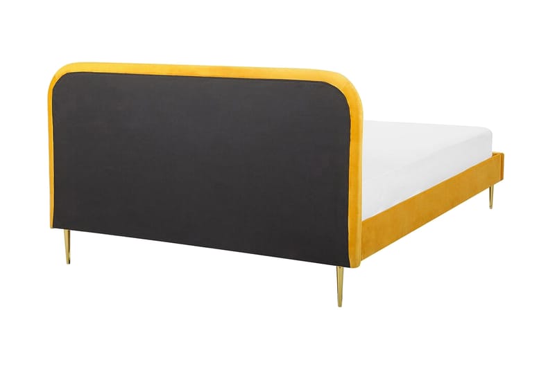 Larochelle Dobbeltseng 180x200 cm - Gul - Møbler - Senger - Sengeramme & sengestamme