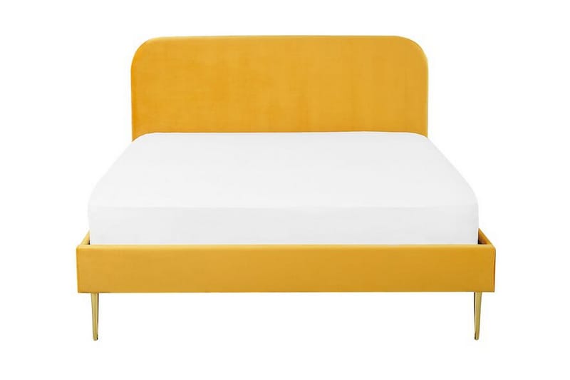 Larochelle Dobbeltseng 180x200 cm - Gul - Møbler - Senger - Rammeseng