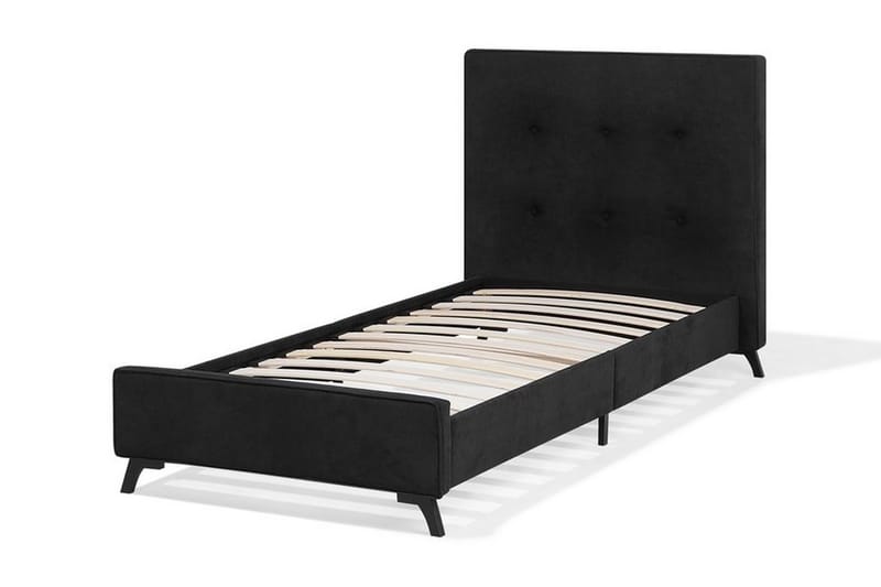 Lisko Seng 90x200 cm - Svart - Møbler - Senger - Rammeseng
