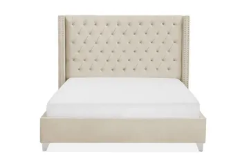 Lubbon Dobbeltseng 180 | 200 cm - Beige - Møbler - Senger - Sengeramme & sengestamme