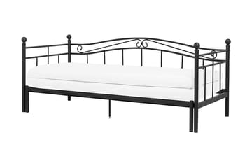 Lutebo Seng 160x200 cm - Svart - Møbler - Senger - Rammeseng