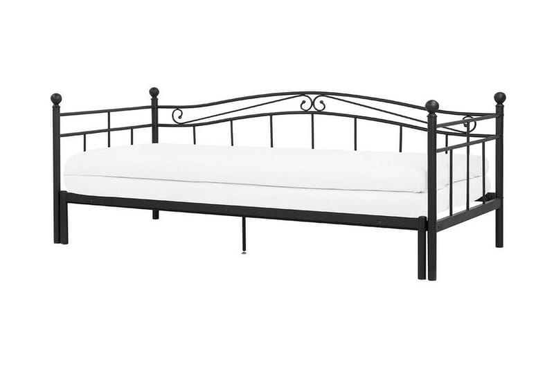 Lutebo Seng 160x200 cm - Svart - Møbler - Senger - Rammeseng