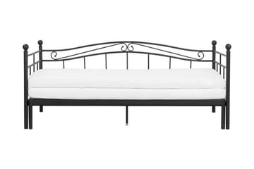Lutebo Seng 160x200 cm - Svart - Møbler - Senger - Rammeseng