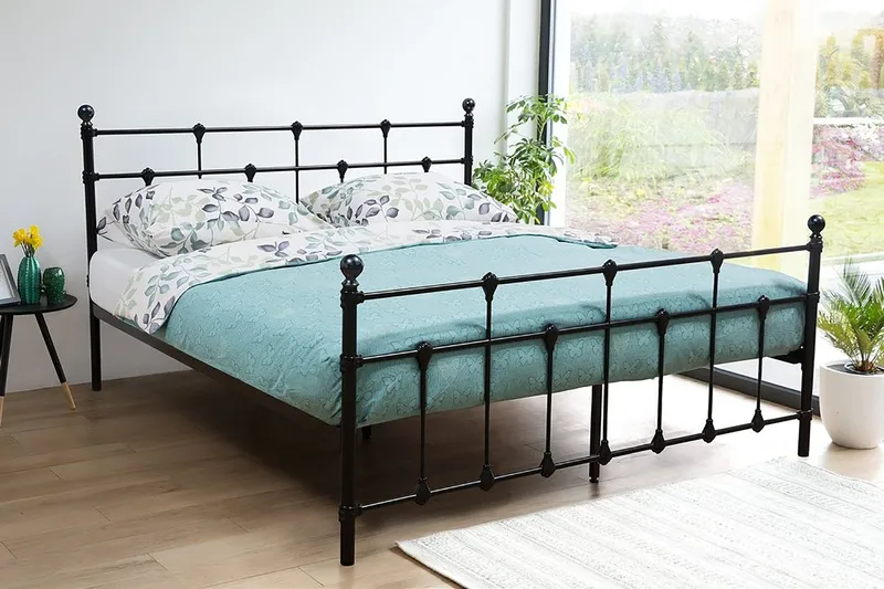 Lyn | Dobbeltseng 160 | 200 cm - Svart - Møbler - Senger - Rammeseng