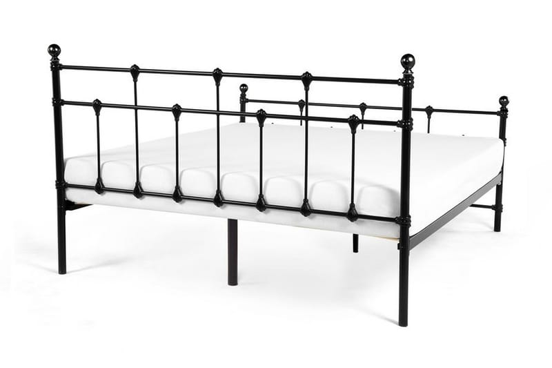 Lyn | Dobbeltseng 180 | 200 cm - Svart - Møbler - Senger - Rammeseng