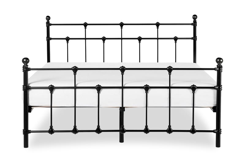 Lyn | Dobbeltseng 180 | 200 cm - Svart - Rammeseng